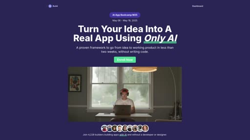 Starter Story Build: trasforma la tua idea in un'app usando solo l'AI