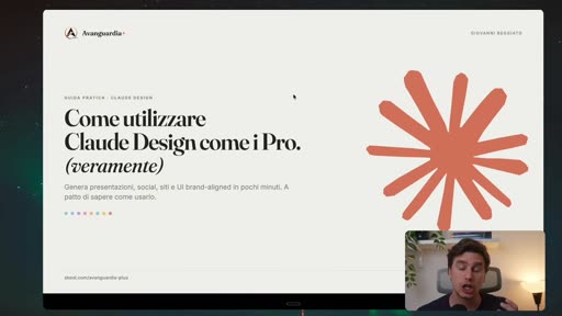 Slide intro: Come utilizzare Claude Design come i Pro (veramente)