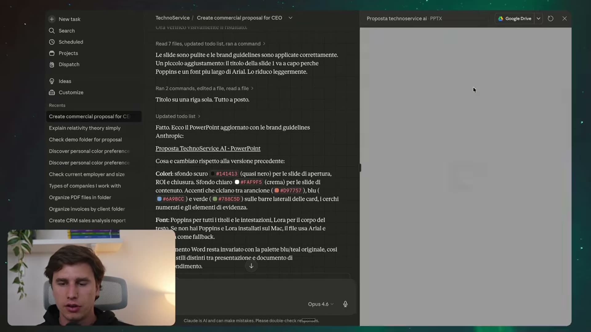 Applicazione delle brand guidelines al PowerPoint