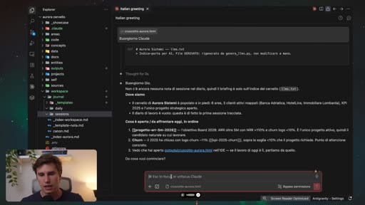 La skill journal in azione: briefing del mattino e sessioni