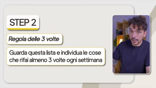Slide STEP 2 - Regola delle 3 volte